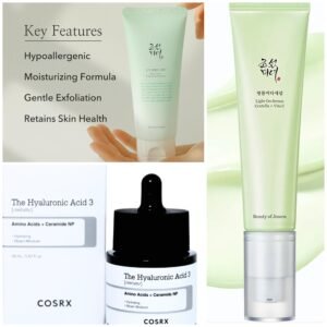 Introducing the 3-in-1 range of popular Korean skincare products from Beauty of Joseon and COSRX